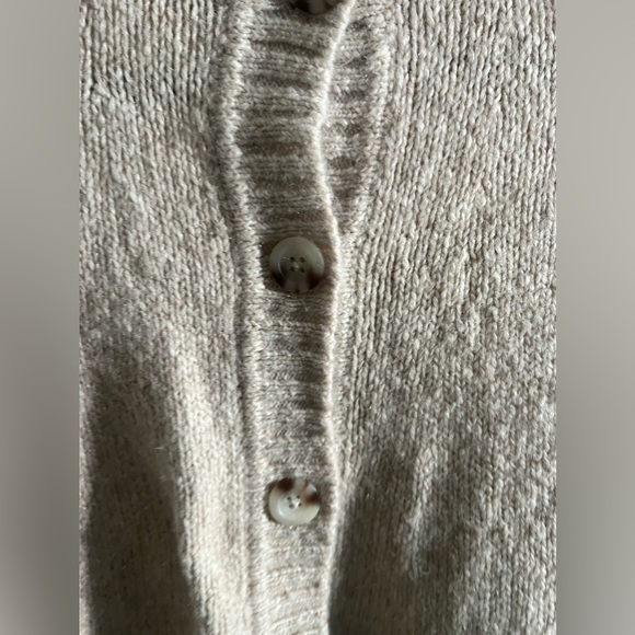 L.L. Bean Knitted Button Poncho/Cape - Picture 3 of 7